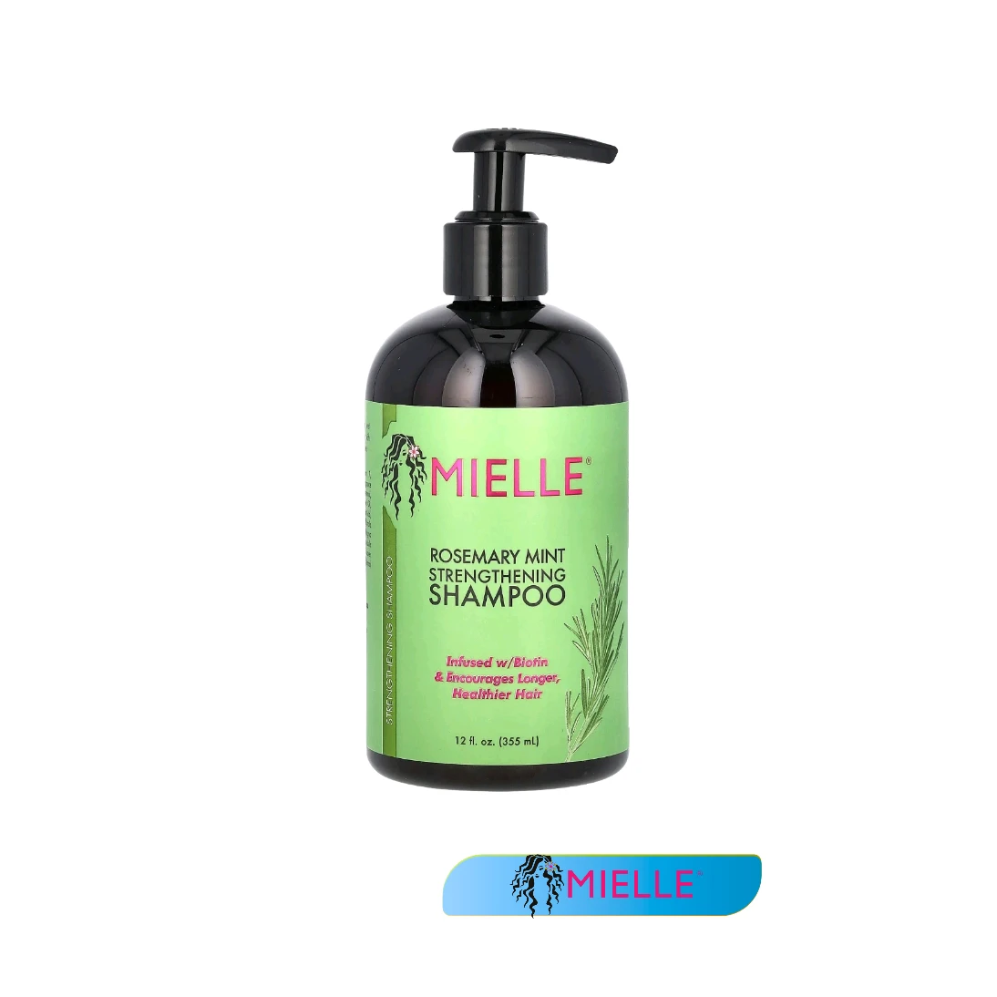 ||MIELLE|| شامبو تقوية الشعر روز ماري ونعناع-355مل