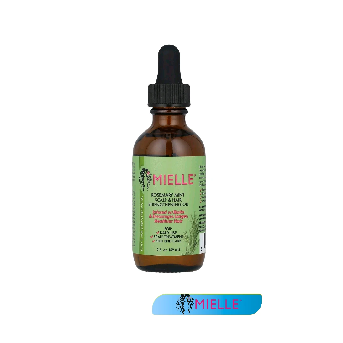 ||MIELLE|| زيت تقوية الشعر والثروة الرأس روز ماري